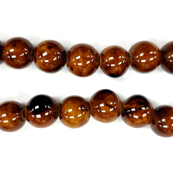 PORCELAIN ROUND 13MM BROWN